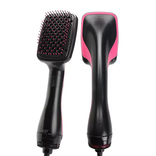 New Arrival 2 in 1 Multifunctional Hot Air Brush Comb Straightener Tangle-free Hair Dryer Brush