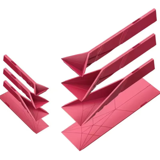 2PCS Foldable Flat Measuring Spoon Set – 3-in-1 Silicone Measuring Spoons for Baking & Cooking, Space-Saving Kitchen Tool