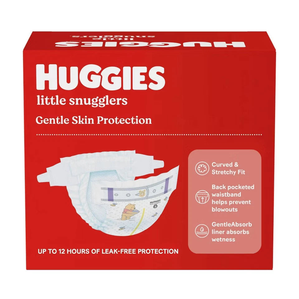 Huggies Little Snugglers Diapers Huge Pack - Size 2 (148ct)